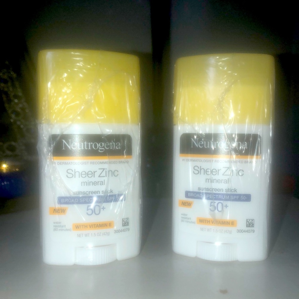 50 spf Sheer Zinc Mineral Sunscreen Stick NWT Bundle